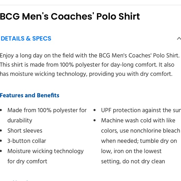 BCG Black Polo Bundle *Lot of 3* - Picture 4 of 14